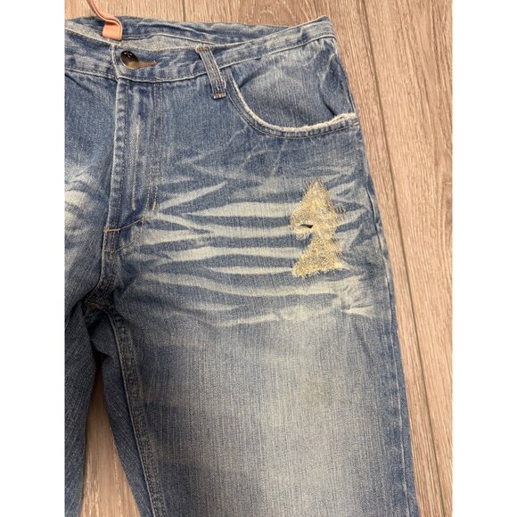 JORDAN CRAIG SIZE 38 DISTRESSED JEAN 32 INSEAM BACK POCKET - Picture 11 of 13